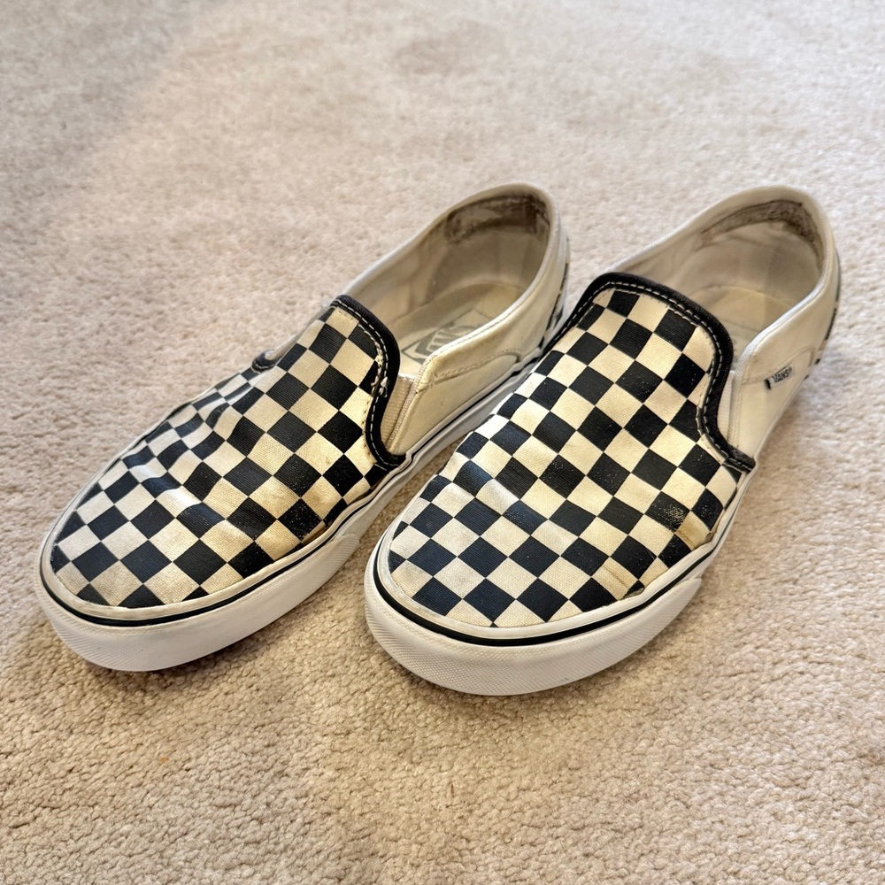 Vans Classic Slip-On Checkerboard Shoe